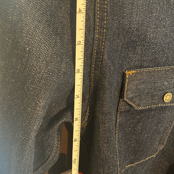 NWT CALVINKLEIN205W39NYC western shirt denim/jeans. 18 1/2 across beneath armpit - Picture 11 of 13